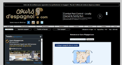 Desktop Screenshot of cours-d-espagnol.com